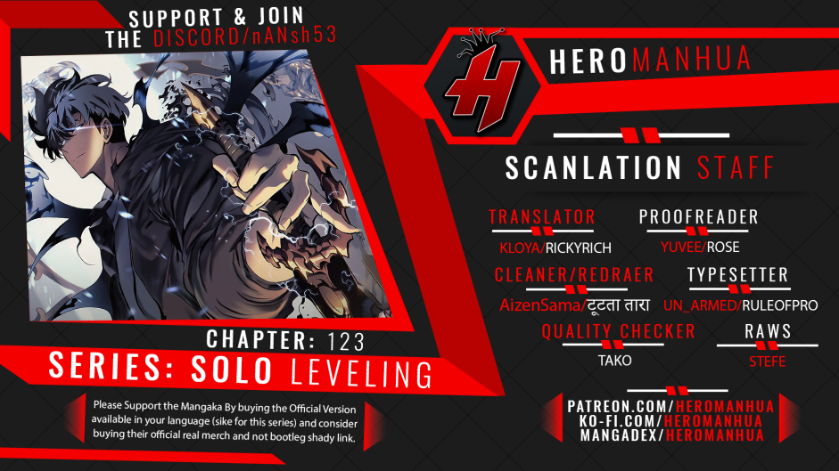 Solo Leveling, Chapter 123 image 01